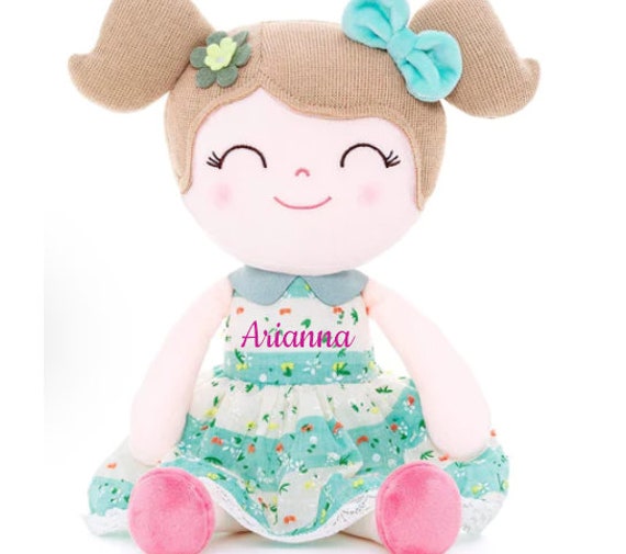 Poupées personnalisées, Poupée de chiffon, Poupée de chiffon personnalisée,  Bébé poupée fraise, Première poupée bébé, Poupée peluche, Poupées  personnalisées pour bébé fille -  France