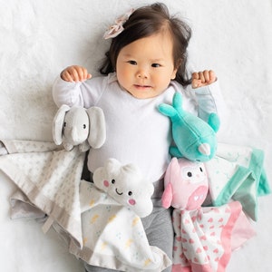 Personalisierte Tier Lovey, Tierdecke, personalisierte Decke, Lovey, Schmusetuch, personalisiertes Babygeschenk, Neugeborenengeschenk