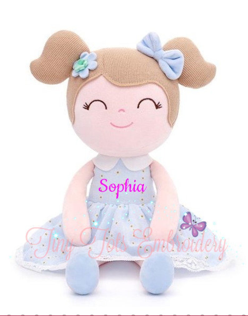 Personalized Doll Custom Baby Doll First Doll Baby Shower Etsy
