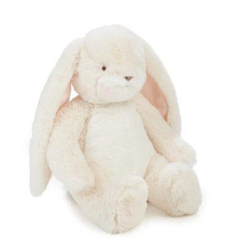 Easter Basket Stuffed Animal Personalized Bunny Toy Custom Embroidered Name Monogram Soft Plush Rabbit Baby Gift Nursery Keepsake Collection Premium Newborn Present Baby Shower Surprise Snuggly Material Timeless Treasure Adorable Companion