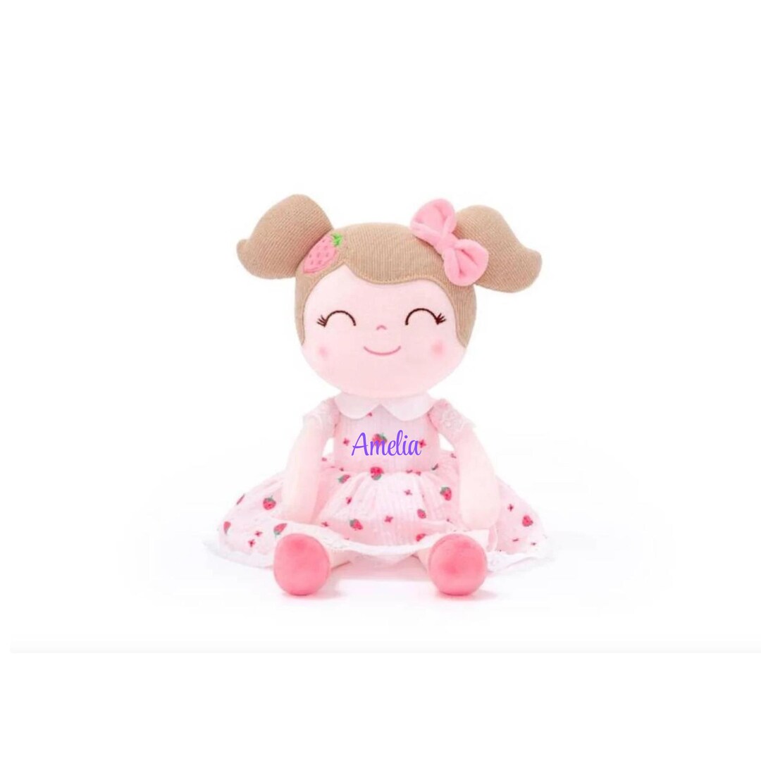 First Doll Personalized Dolls Rag Doll Custom Rag Doll Baby Shower Gift ...