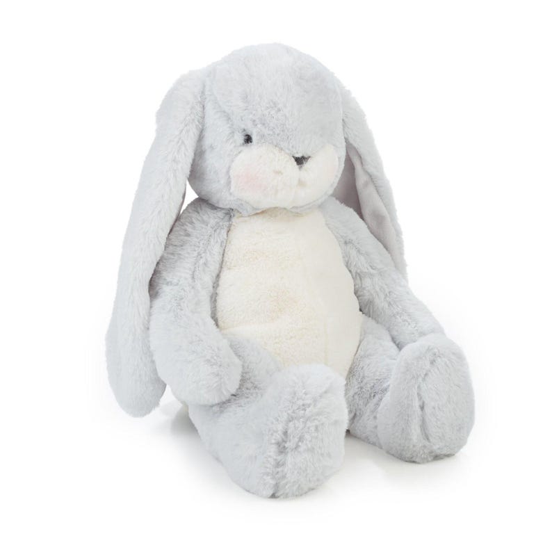 Soft Plush Bunny Toy Personalized Embroidered Name Design Custom Baby Gift Nursery Keepsake Collection Newborn Present Premium Quality Stuffed Animal Easter Basket Surprise Monogram Baby Shower Gift Snuggly Companion Timeless Treasure