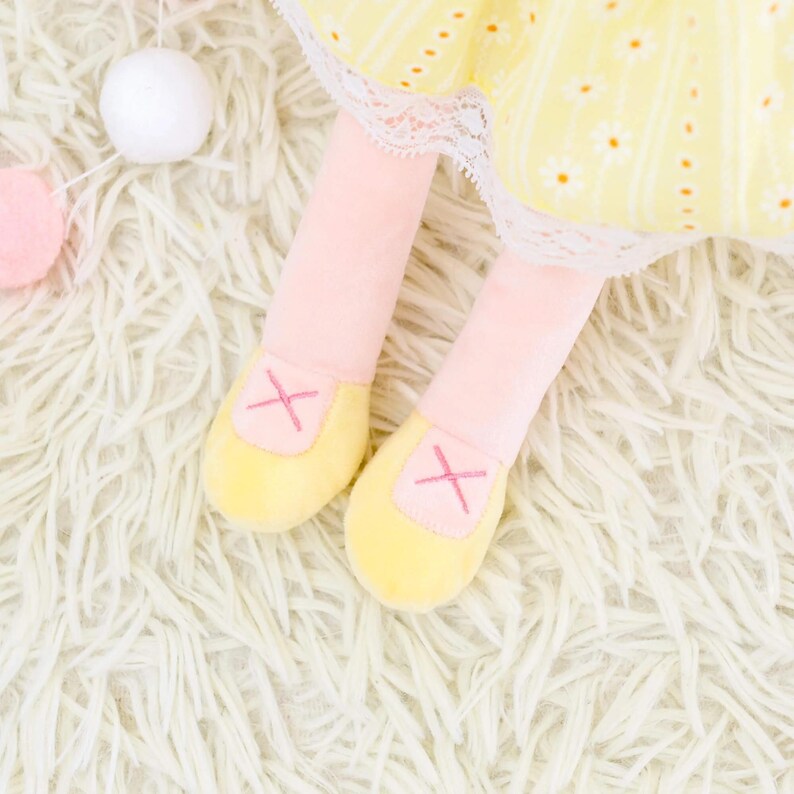 Personalized Baby Doll Custom Baby Shower Gift First Baby Girl Nursery Soft Cloth Doll Embroidered Name Handmade Fabric Rag Infant Keepsake image 12