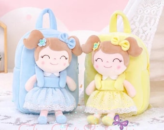 Personalized Dolls, Personalized Backpack, Rag Doll, Custom Rag Doll, Baby Shower Gift, First Baby Doll, Personalized Dolls for Baby Girls