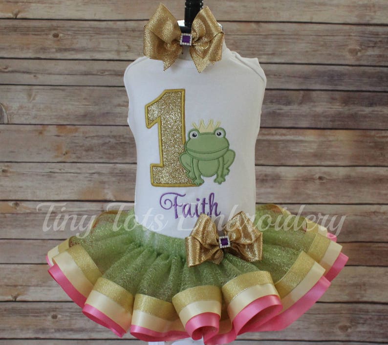princess and the frog tutu outfit