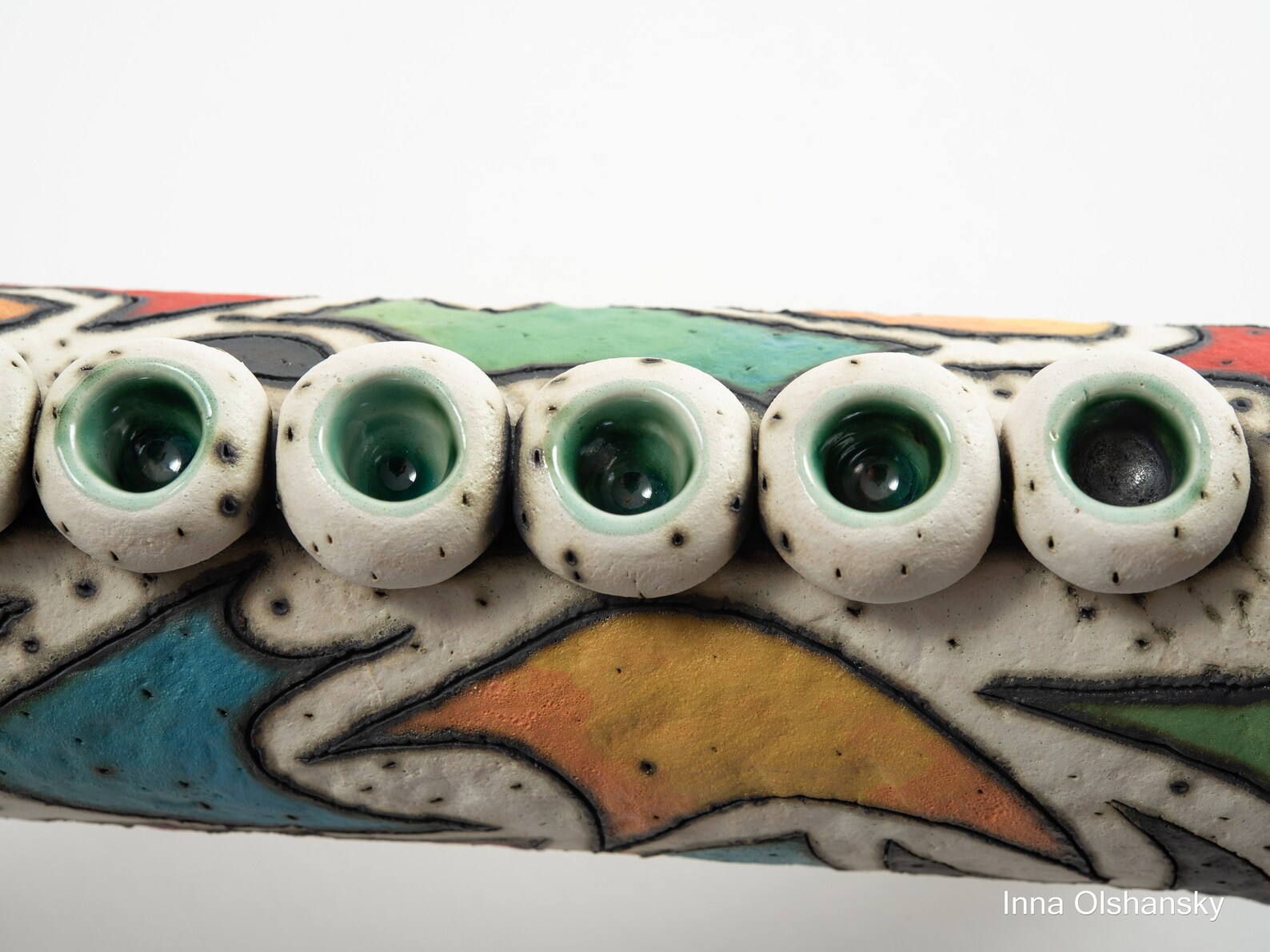 Hand made ceramic horse sculpture menorah Hanukkah Etsy