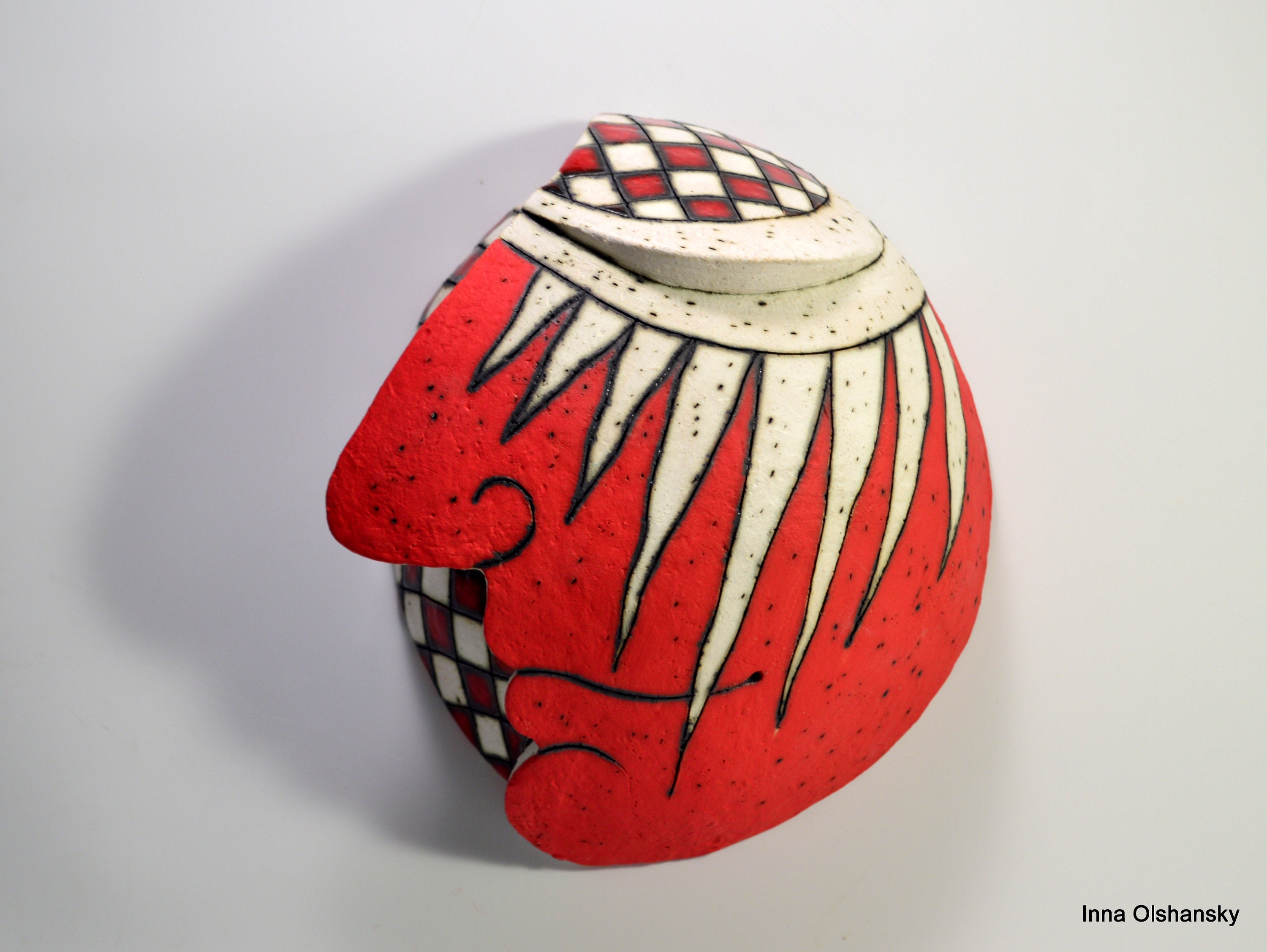 Mask Ceramic Mask Wall Decor Sculpture Art Ceramic Etsy