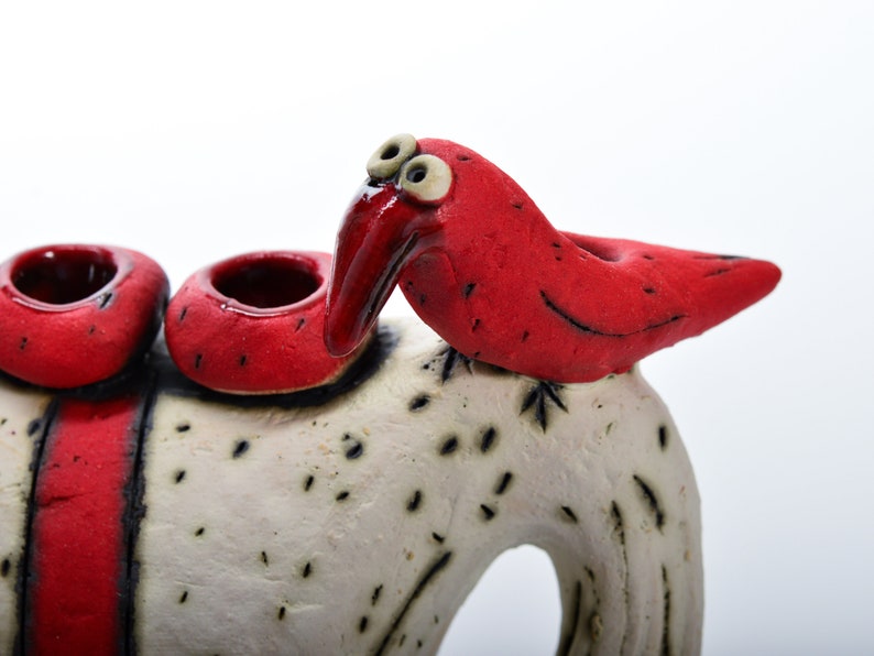 Original Horse Ceramic Sculpture Menorah Hanukkah From Israel Etsy