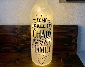 Lámpara de botella Family Chaos