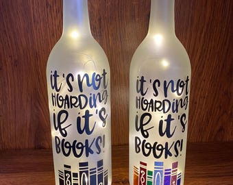 No es acaparamiento si se trata de libros Bottle Light