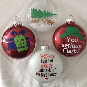 Christmas Vacation inspired Ornaments