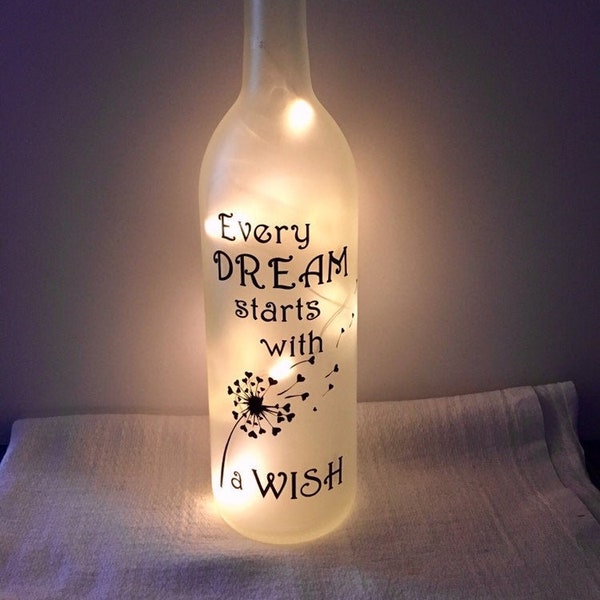 Dandelion Bottle Light