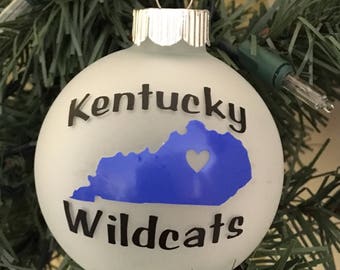 University Kentucky ornament