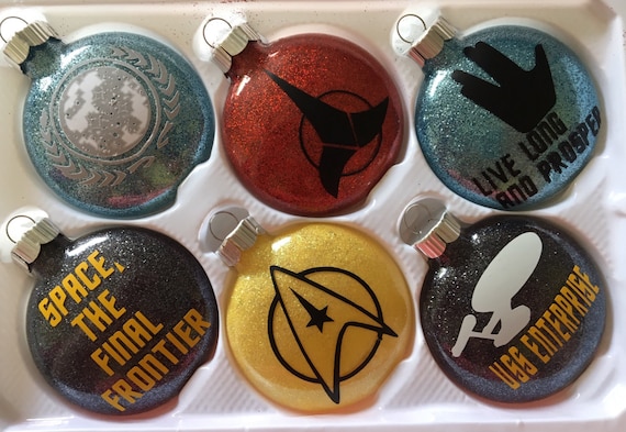 Star Trek Ornament Set - Etsy