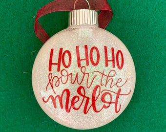 Adorno de Merlot Ho Ho