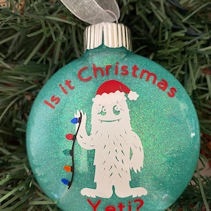 Christmas Yeti Ornament