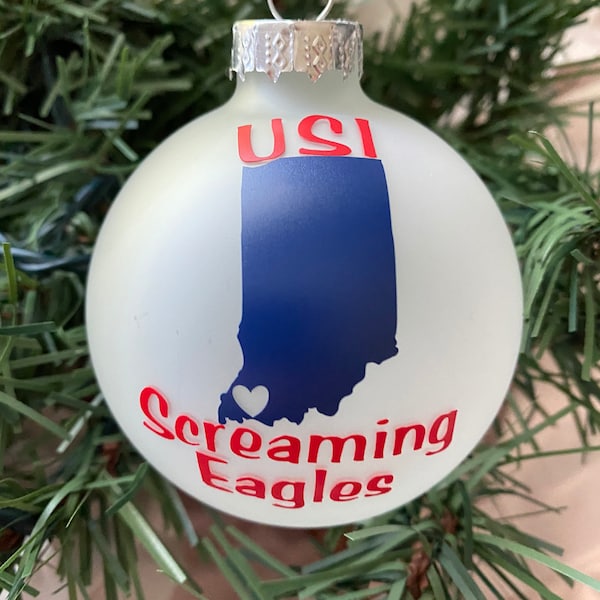 University of Southern Indiana ornament