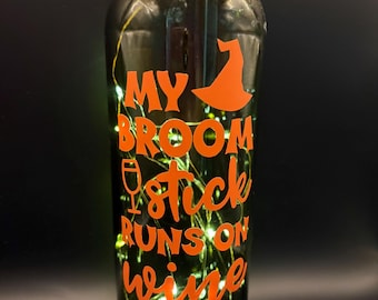 Halloween bottle light