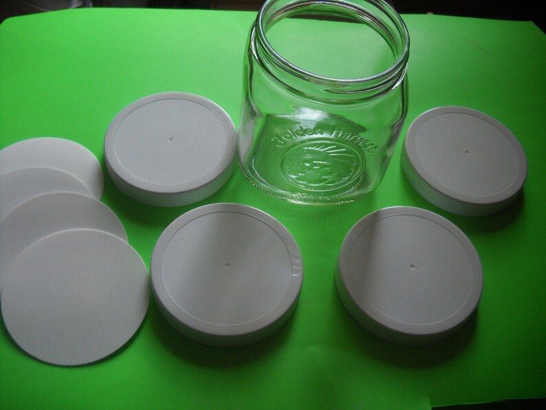 5 GOLDEN HARVEST CANISTER Replacement Lids Liners Jar Not Etsy