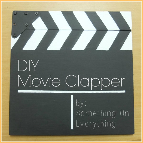 Handmade Wood Movie Clapper