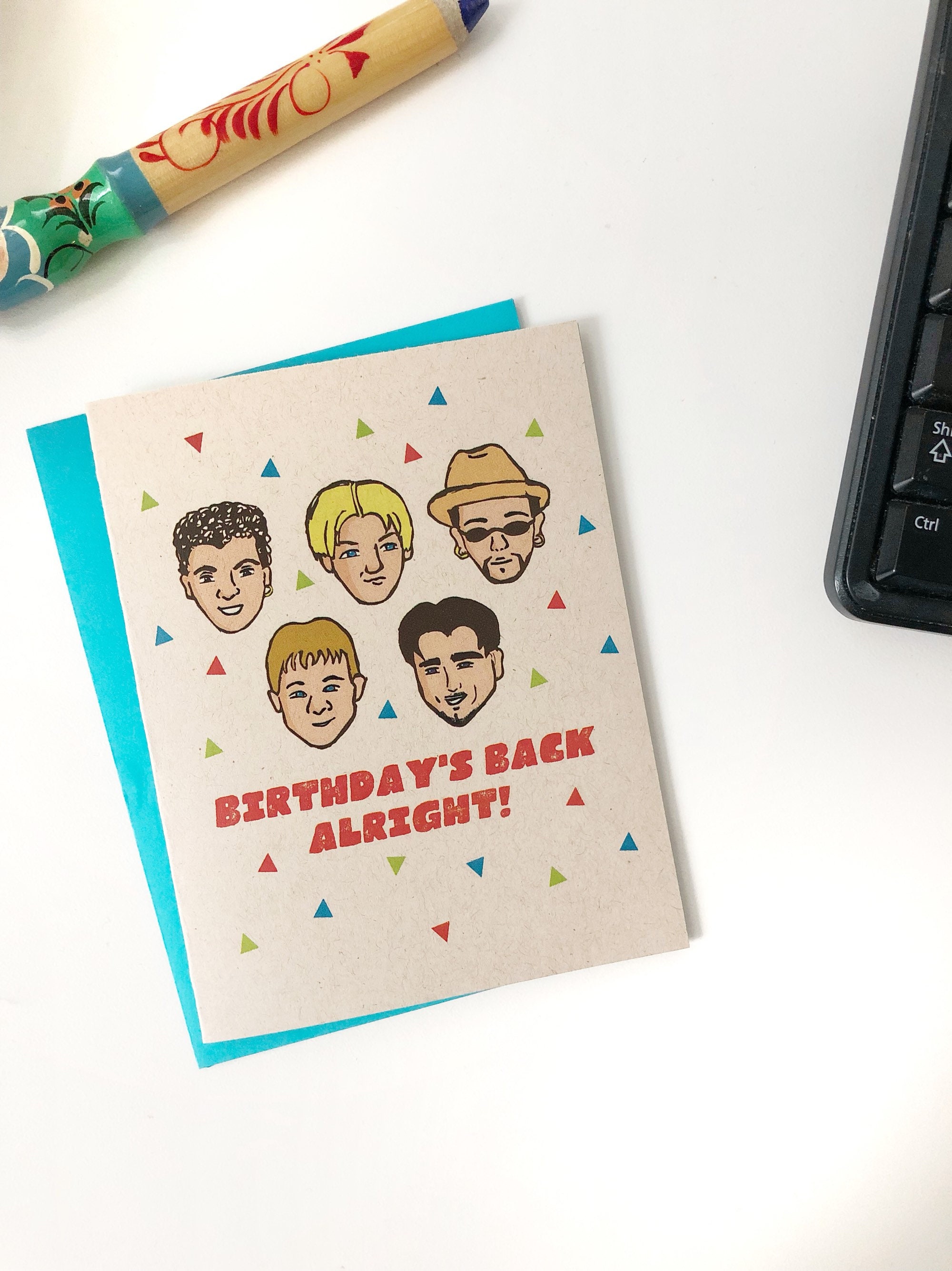 Backstreet Boys Birthday Card BSB Card 90s Pop Card 90s Etsy Canada