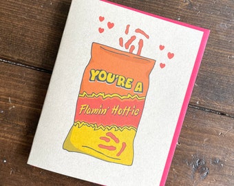 Hot Cheese Puffs Card