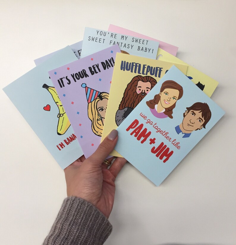 The Office TV Show Card Pam and Jim Card Romance Love Etsy