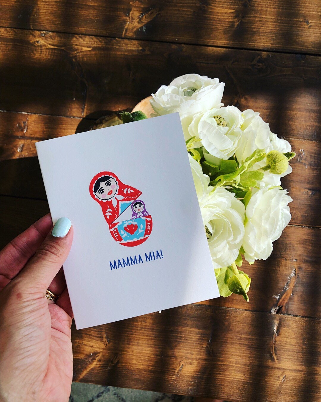 Russian Doll Baby Shower Card- Pregnancy, New Baby ...