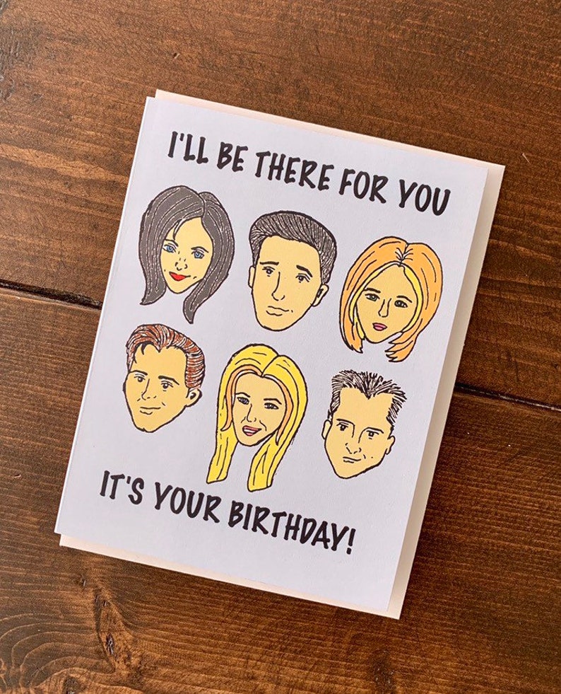 Tv Show Friends Birthday Card Cards Blog Tv Show Friends Birthday Card Cards Blog