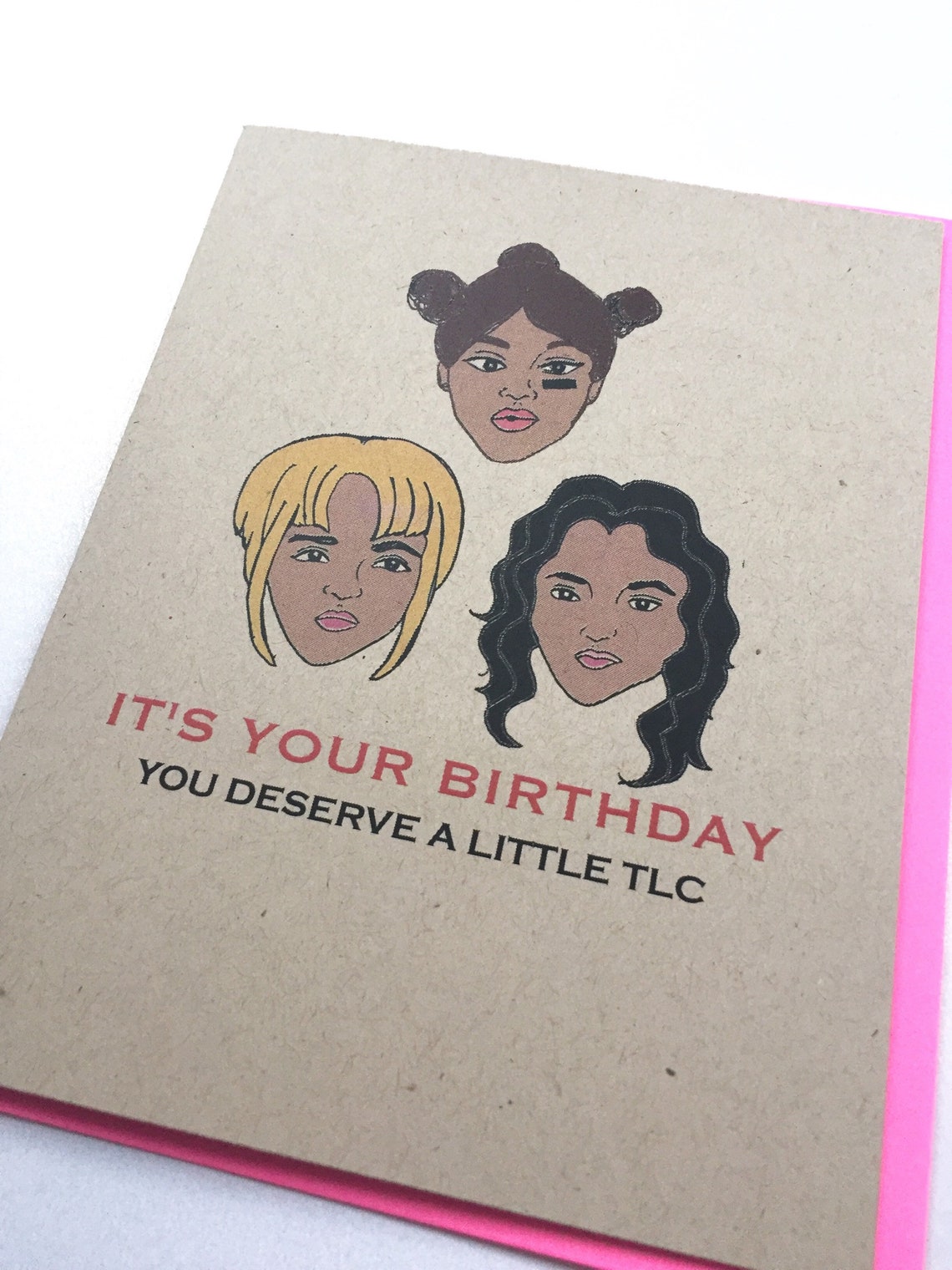 TLC Birthday Card Tbox Left Eye Chili Card 90s Hip Hop Card Etsy