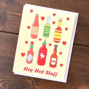 Carte de sauce piquante
