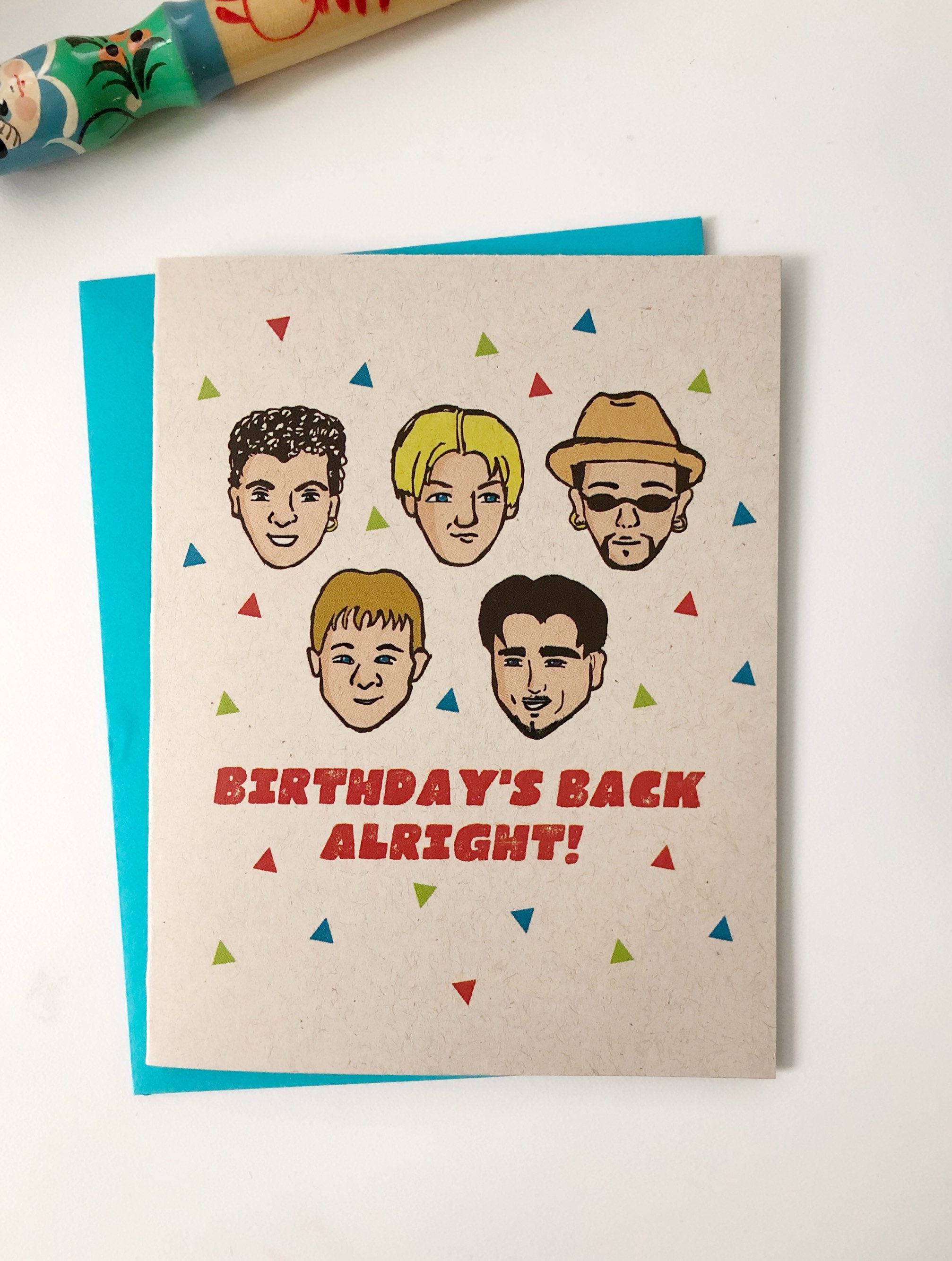 Backstreet Boys Birthday Card