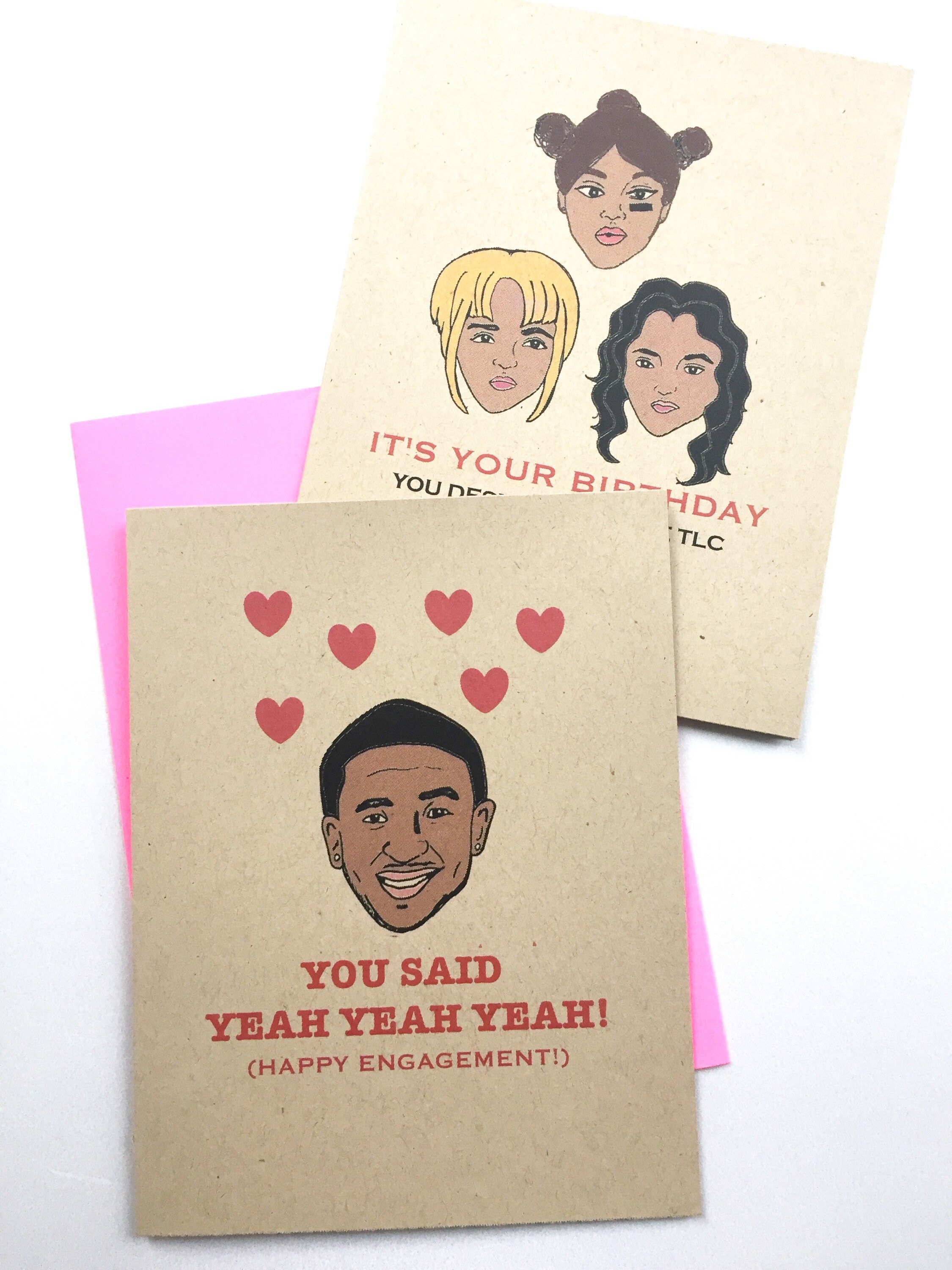 TLC Birthday Card Tbox Left Eye Chili Card 90s Hip Hop Card Etsy