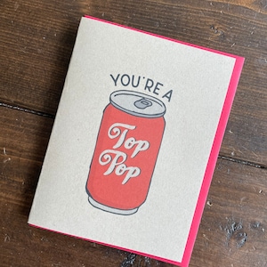 Top Pop Carte de la fête des pères