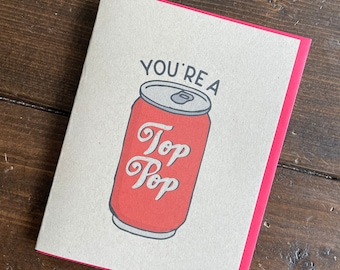 Top Pop Father's Day Card