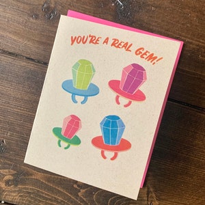 Ring Pop 90s Retro Carte de remerciement