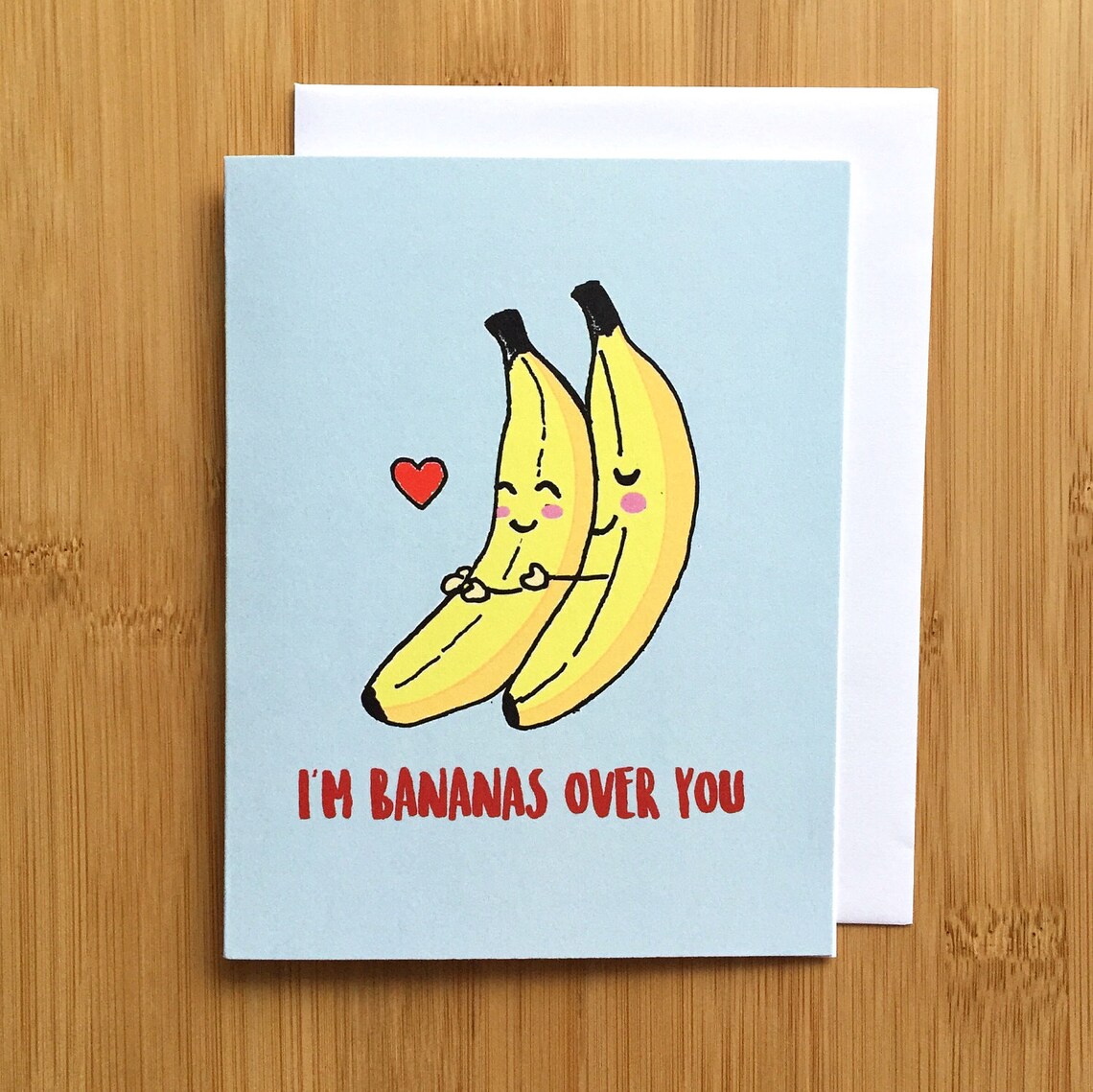 banana anniversary valentines card bananas valentine love