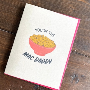 Carte Mac Daddy Mac and Cheese pour la fête des pères