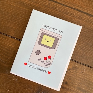 90s Retro Video Game Birthday Card