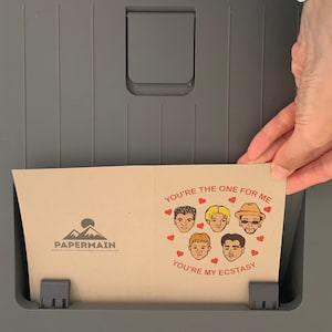 Carte d'anniversaire imprimable BSB Love, carte Backstreet Boys,