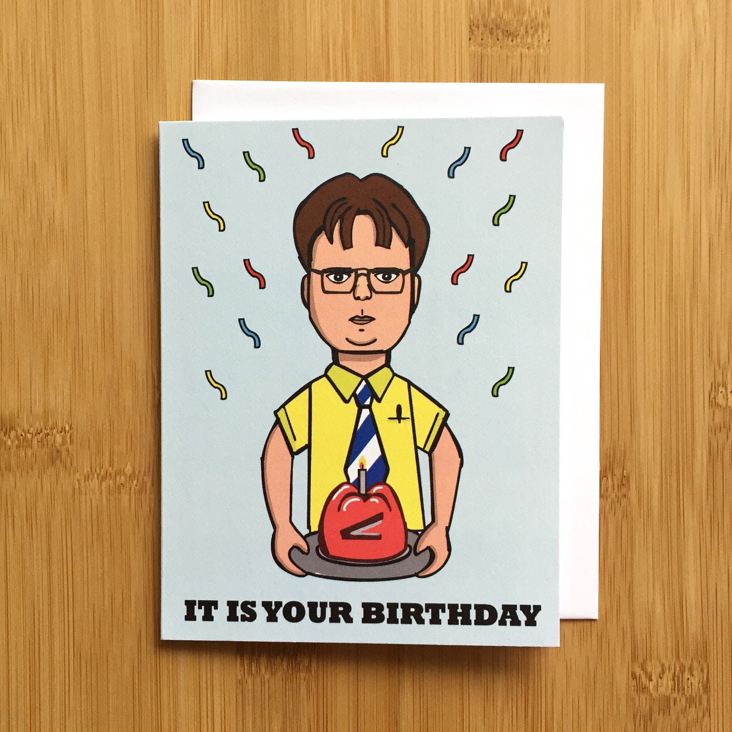 the office dwight schrute birthday card the office tv