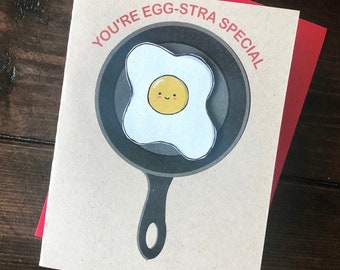 Eggstra Special Fried Egg Card