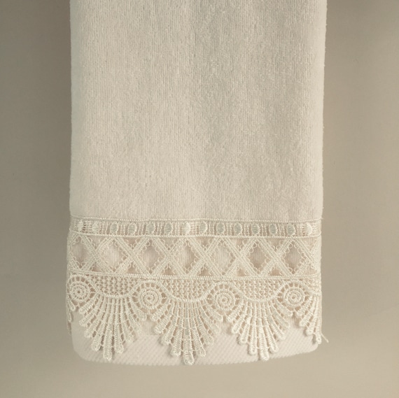 Stunning DIY Embellished Hand Towels