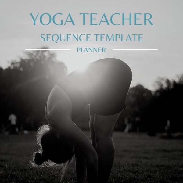 Yoga Class Template Printable Etsy