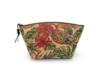 Small Standing Cork Make-up Bag by Spicer Bags