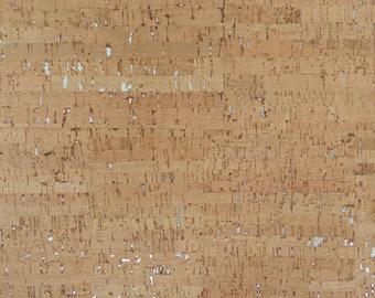 Natural Cork with Silver Flecks - Upholstery Grade