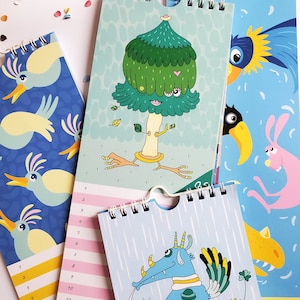 Birthday calendar, illustrated birthday calendar, calendar, colorful birthday calendar