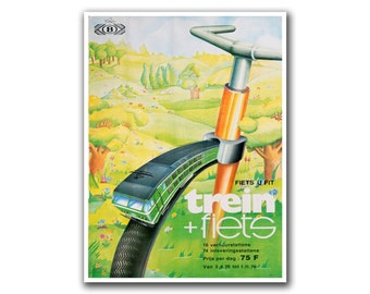 Art de bicyclette, décoration de vélo vintage, affiche de cyclisme, impression rétro (H284)a