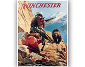 Vintage Hunting Art Western Sports Poster Wall Decor (H459)