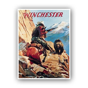Vintage Hunting Art Western Sports Poster Wall Decor (H459)